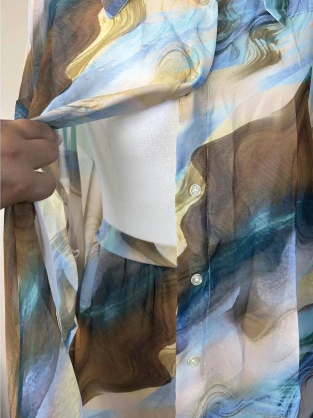 Eloquii Matching Chiffon Women’s Set Resort Wear - Plus Size 20
